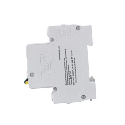 Выключатель автоматический дифференциального тока 2п (1P+N) C 20А 30мА тип AC 4.5кА ДИФ-103NEW DEKraft 16053DEK фото 4