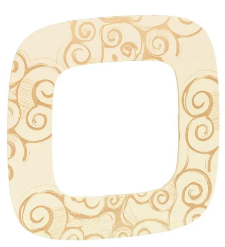 Рамка 1-м Valena Allure универсальная нарцисс золото Leg 754351 фото 8