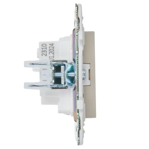 Розетка SKANDY 10А без заземл. без защ. шторок SK-R02B беж. IEK SK-R10-10-K10 фото 3