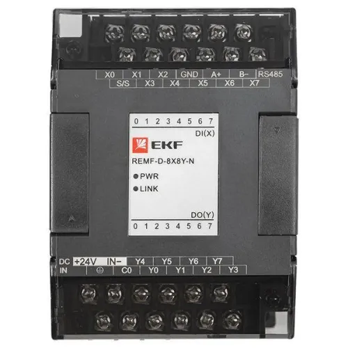 Модуль дискретного в/в REMF 8/8 N PRO-Logic EKF REMF-D-8X8Y-N фото 4