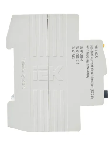 Выключатель дифференциального тока (УЗО) 4п 25А 300мА тип ACS ВД1-63S KARAT IEK MDV12-4-025-300 фото 5