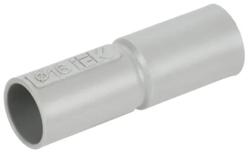 Муфта соединительная для жестких труб d16 GIG-16 ELASTA IEK CTA10D-GIG16-K41-100