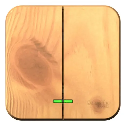 Выключатель 2-кл. ОП Blanca 10А IP20 (сх. 5) 250В ясень SE BLNVA105005 фото 3