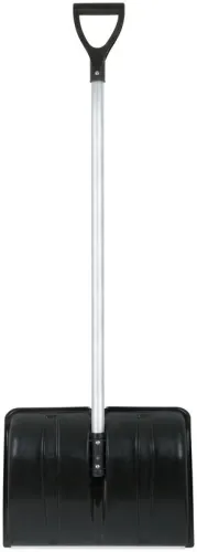 Лопата для уборки снега "Снеговик" 500х375х1355мм алюм. черенок; пластик. 68104 фото 4