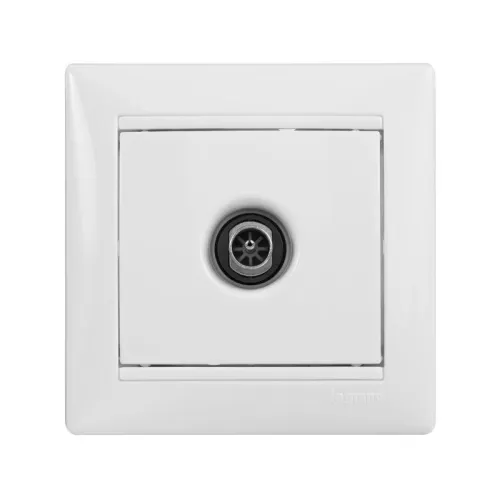 Розетка телевизионная TV 1-м СП Valena 2400мГц механизм бел. (DIY-упак.) Leg 695337 фото 2