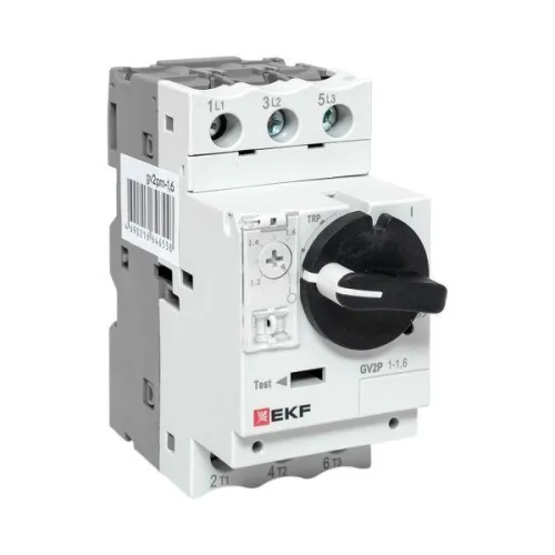 Выключатель автоматический для защиты двигателя GV2P 1-1.6А EKF gv2pm-1.6