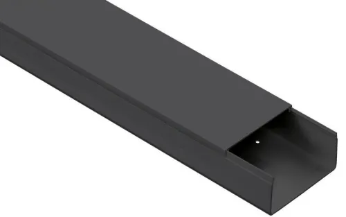 Кабель-канал 100х40 L2000 пластик ЭЛЕКОР черн. IEK EL-KK10-100-040-1-K02