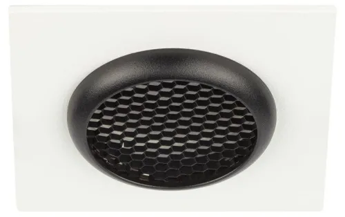 Светильник KL110 MR16 GU5.3 встраив. алюм. WH/BK бел./черн. матов. ЭРА Б0061531