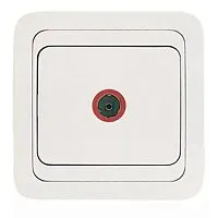 Розетка TV оконечная Mimoza бел. Makel 12027