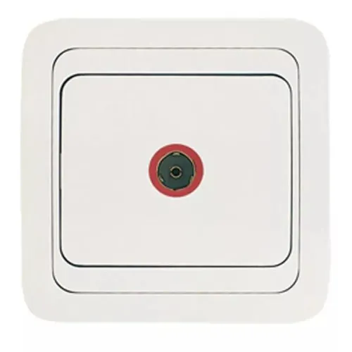 Розетка TV оконечная Mimoza бел. Makel 12027