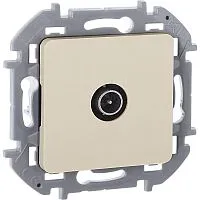 Розетка телевизионная оконечная TV Inspiria 10дБ 5-862мГц механизм сл. кость IEK 673871