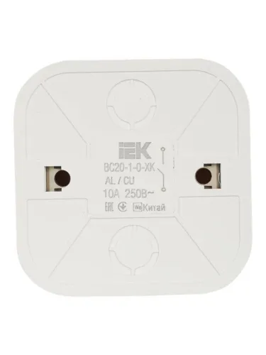Выключатель 1-кл. ОП GLORY 10А ВС20-1-0-ХК крем. IEK EVH10-K33-10 фото 4