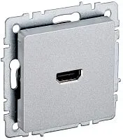 Розетка СП BRITE HDMI РHDMI-0-БрА механизм алюм. IEK BR-H10-K47