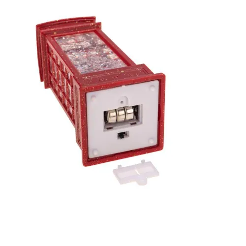 Светильник декоративный (фигура) "Телефонная будка" с эффектом снегопада и подсветкой Neon-Night 501-185 фото 5