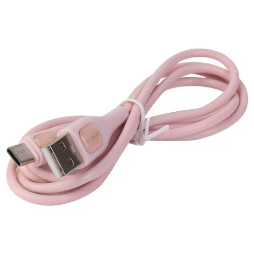 Кабель USB-Type C ELX-CDC02-C14 3А 1.2м зарядка+передача данных коробка роз. Ergolux 15302 фото 2