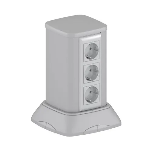 Мини-колонна 0.25м алюм. сер. метал. RAL 9006 DKC 19524 фото 2