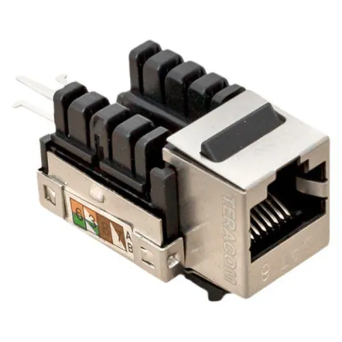 Модуль розеточный Keystone RJ45 кат.6 FTP экранир. 110 IDC 90град. TERACOM PRO EKF TRP-KSTN-SOCK-90D-6FTP фото 3