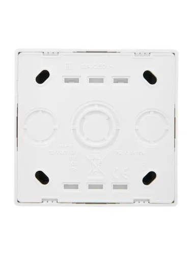 Выключатель 2-клав. LETO с инд. бел. LEZARD 752-0200-112 фото 2