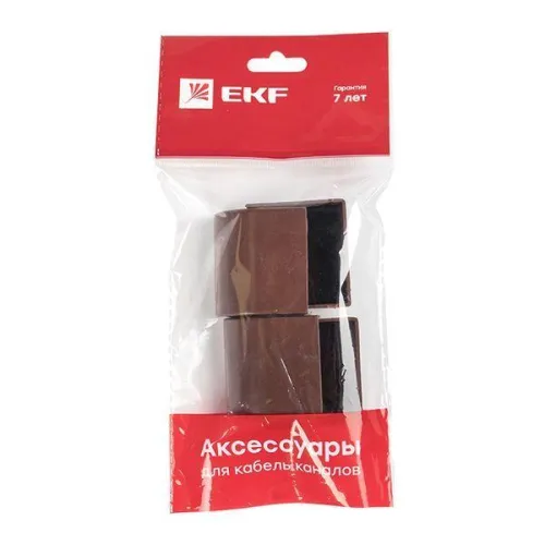 Заглушка 40х25 под темн. дерево Plast PROxima (уп.4шт) EKF ecd-40-25x4 фото 7