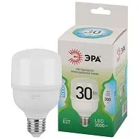 Лампа светодиодная GREEN LINE POWER T70-30W-840-E27 GL 30Вт колокол 4000К яркий свет бел. E27 Эра Б0067068