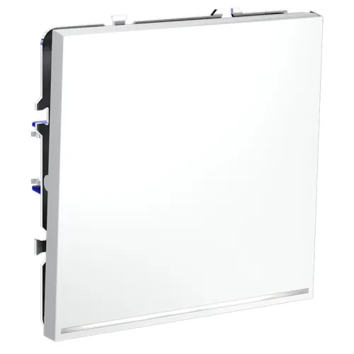 Переключатель проходной 1-кл. СП S70 10А с подсветкой механизм бел. матов. Voltum VLS010402 фото 4