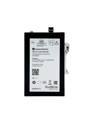 Коммутатор промышленный неуправляемый Ethernet 6х10/100BaseT 2х100BaseX SFP SE NSETU108T06X02B фото 3