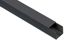 Кабель-канал 40х40 L2000 пластик ЭЛЕКОР черн. IEK EL-KK10-040-040-1-K02