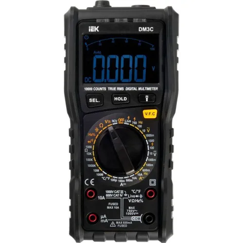 Мультиметр цифровой DM3C ARMA2L 5 IEK A2L5-DM13-03 фото 5