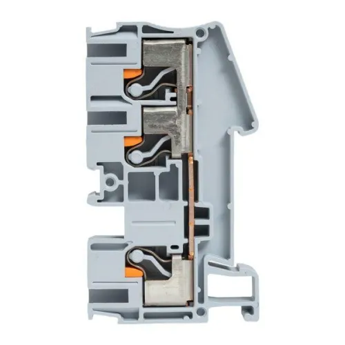 Колодка клеммная пружинная 6 Push-in 3 вывода сер. EKF PIT-6-3 фото 6