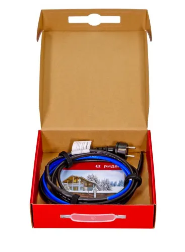 Кабель нагревательный саморег. Pipeheat-15 285Вт 19м с вилкой Ридан 21RT0808R фото 4