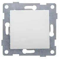 Переключатель проходной 1-кл. СП Ugra 10А 250В механизм механизм матов. бел. GUSI С11В4-041