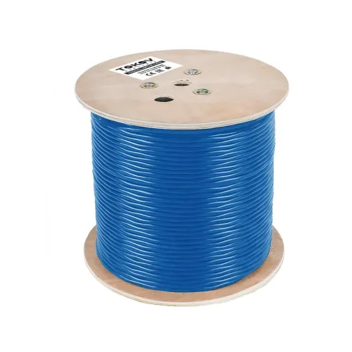 Кабель витая пара F/UTP 4х2х23AWG (0.57мм) кат.6 PVC Fluke tested (м) PRO TOKOV ELECTRIC TKP-C08-F/UTP-42-6-305 фото 2