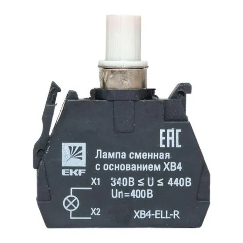 Лампа сменная с основанием XB4 красн. 400В PROxima EKF XB4-ELL-R фото 4