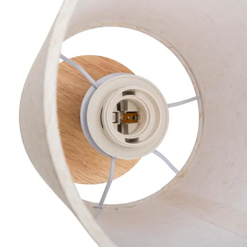 Светильник настольный JH1-01-iv 1х60Вт E27 (основа: натуральное дерево) IP20 JazzWay 5058231 фото 4