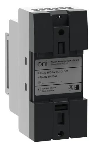 Модуль входов выходов ПЛК 410 4 DI 4 RO 220В AC ONI PLC-410-EMD-04D04R-0AC-00 фото 8