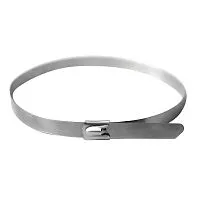 Хомут кабельный 4.6х175 нерж. сталь AISI 316 серебр. DKC 27604