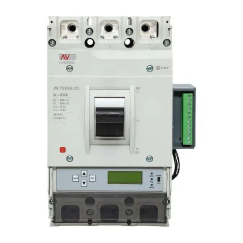 Выключатель автоматический 3п 630А 50кА AV POWER-3/3 ETU6.2 AVERES EKF mccb-33-630-6.2-av фото 9