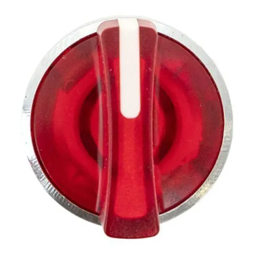 Механизм переключателя исполнительный ХB4 красн. на 3 положения возвратный без фиксации с подсветкой с короткой ручк IP65 EKF XB4BD3L-R-65 фото 2