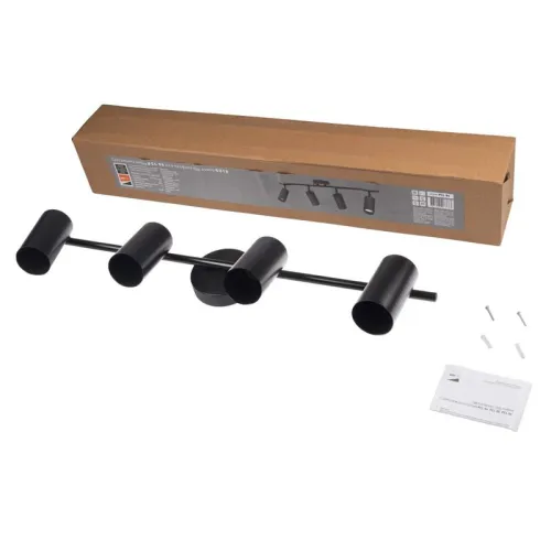 Светильник PCL-0404 4xGU10 IP20 230В BL настен./потолочн. декор. под лампу JazzWay 5066687 фото 8