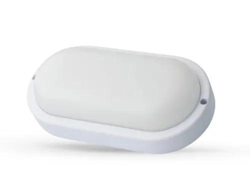 Светильник светодиодный ЖКХ 8Вт 6500К IP65 220В влагозащ. овал LBF-0901 C01 Ultraflash 15348