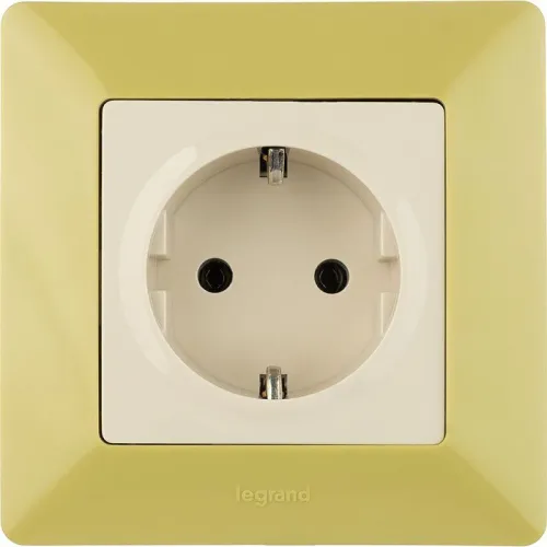 Розетка 1-м СП Valena Life 16А IP2X 250В 2P+E безвинтов. клеммы с лицев. панелью механизм сл. кость Leg 753521 фото 12