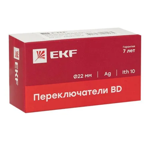 Переключатель BD21 2P короткая ручка NO IP65 PROxima EKF xb2-bd21-65 фото 5