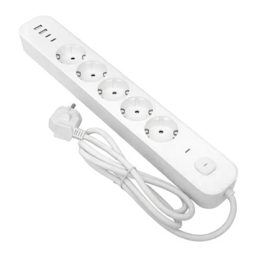 Удлинитель 5х1.5м IP20 2USB 2.4А+2type-C LUX 1.5кв.мм EKF UBA-LUX-515-TC фото 9