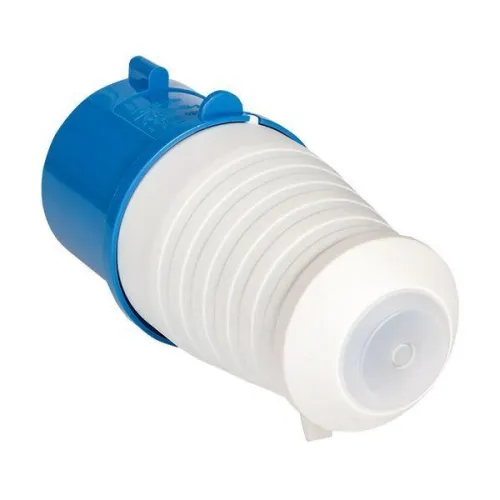 Вилка переносная 023 32А 2P+PE 220В IP44 EKF ps-023-32-220 фото 2