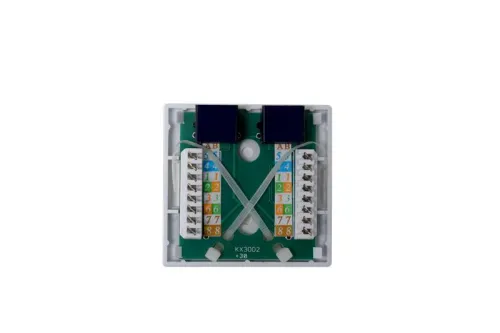 Розетка компьютерная 8P8C (RJ-45) кат.5E UTP 2 порта TOKOV ELECTRIC TKE-SMB-8P8C-2P-UTP фото 4