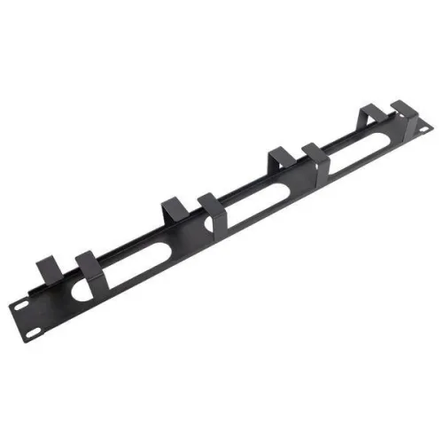 Органайзер кабельный TERACOM 1U 4 кольца с окнами метал. черн. EKF TRC-1CO-4R-M-BK фото 4