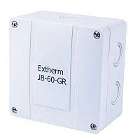 Коробка распределительная 110х110х67мм IP 65 в компл. с клеммным рядом 5х6кв.мм 41А сер. EXTHERM Extherm JB-60-GR