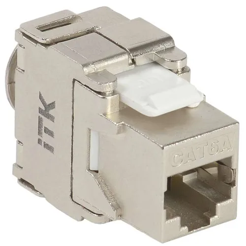 Модуль Keystone Jack кат. 6A FTP IDC Dual верт. заделка ITK CS1-1C6AF-D2 фото 2