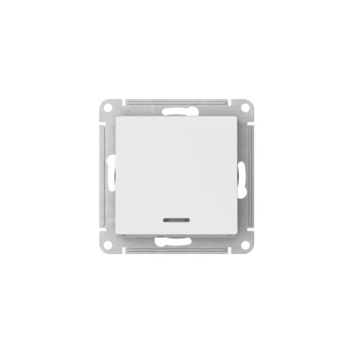 Выключатель 1-кл. AtlasDesign (сх. 1а) 10AX с подсветкой быстрозажим. клем. механизм бел. SE ATN000113S фото 3
