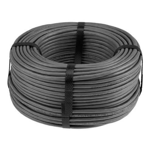 Кабель витая пара U/UTP кат.5E 4х2х24AWG CU медь 100МГц PVC сер. (уп.50м) PROCONNECT 01-0052-50 фото 3